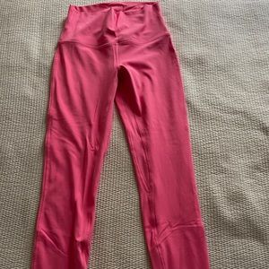 Lululemon leggings guava pink size 6 EUC